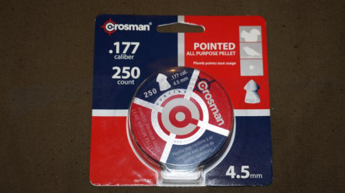 Пуля CROSMAN Pointed, 4,5 мм (250 шт)